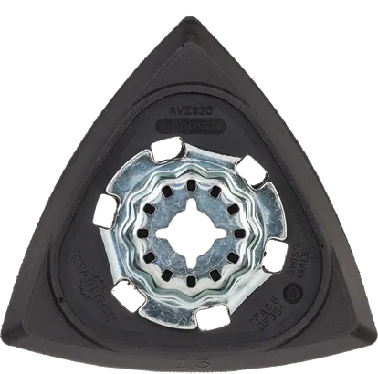 Plateau de ponçage delta Bosch AVZ 93 G pour outils multifonctions.