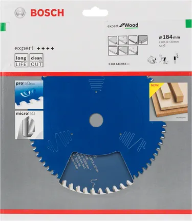 Lame de scie circulaire Bosch Expert pour bois 184 mm.