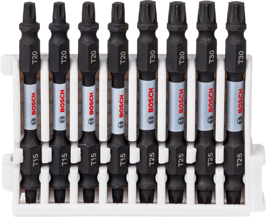 Ensemble de 8 embouts de tournevis Bosch Impact Control.