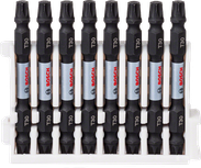 Embout de tournevis Bosch Impact Control T30, paquet de 8 pièces.