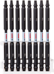Pack de 8 embouts de vissage Bosch Impact Control T20 T25 110 mm.