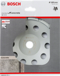 Meule diamantée Bosch Standard pour béton 180 mm.
