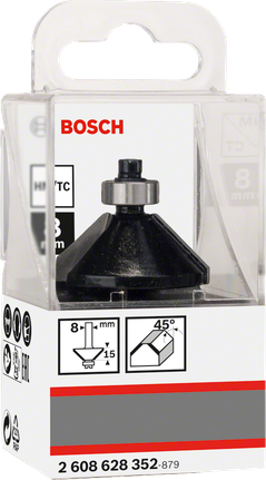 Bosch Professional fraise à chanfreiner en V carbure 15x35 mm