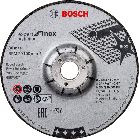 Bosch Professional 12V System meuleuse angulaire sans-fil GWS 12V-76 (avec  2 batteries 2,0 Ah, set de 5 disques à tronçonner/ébarber, dans sacoche)