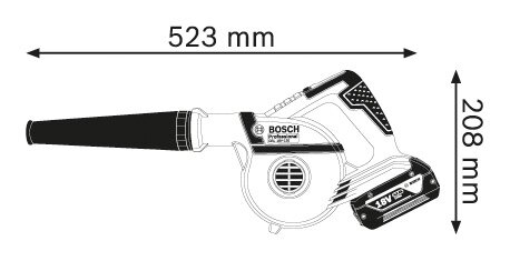 Souffleur Bosch 18 volts GBL18V-71N