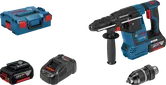 Perforateur perforateur sans fil Bosch GBH 18V-26 F avec accessoires.