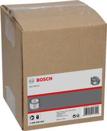 Filtre Bosch GAS 18V-10.