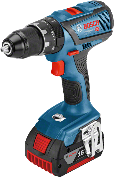Perceuse sans fil Bosch GSB 18V-28 avec mandrin sans clé.