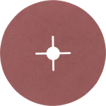Disque de ponçage en fibre Bosch R444 pour métal, grain 120.