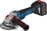 Meuleuse d'angle sans fil Bosch GWS 18V-10 PSC, disque de 125 mm.