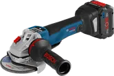 Meuleuse d'angle sans fil Bosch GWS 18V-10 PSC, disque de 125 mm.