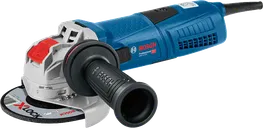 Meuleuse d'angle Bosch GWX 13-125 avec système X-LOCK.