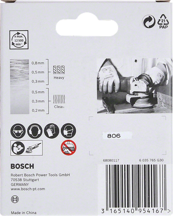 Brosse pour outillage électrique brosse boisseau métallique Bosch XLock -  Le Temps des Travaux