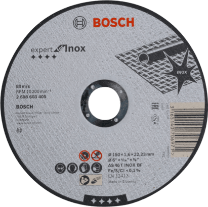 Bosch Disque de coupe Expert for Inox pour meuleuse d'angle