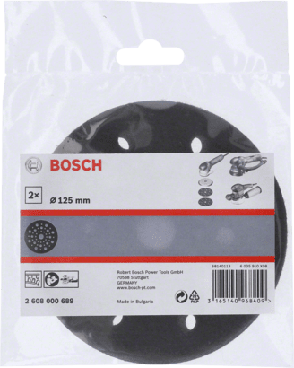 Bosch 2609256B38 Disques abrasifs papier pour Meuleuses angulaires et perceuses Système auto-agrippant Diamètre 115 mm grain 80 Lot de 5 feuilles 