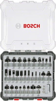 Kit de fraises mixtes, 30 pièces - Bosch Professional