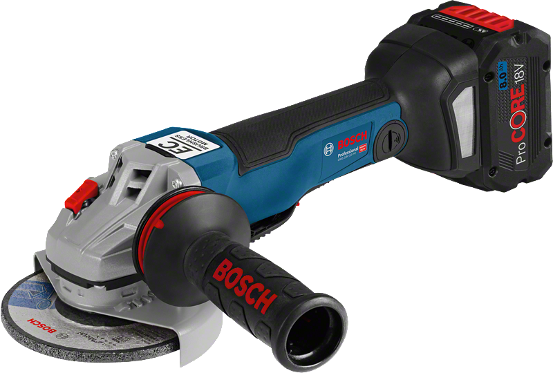 Meuleuse d'angle sans fil Bosch GWS 18V-10 PC, disque de 125 mm.