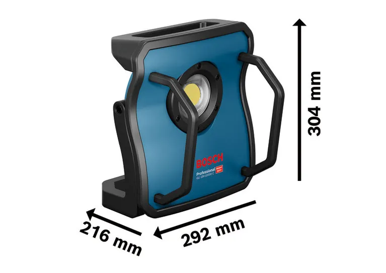 Lampe de chantier sans fil Bosch GLI 18V-10000 C, 10 000 lumens.