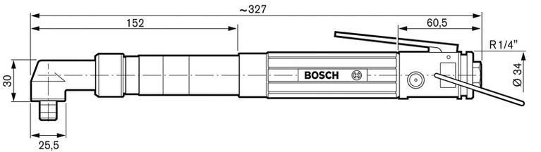 Visseuse d'angle avec embrayage d'arrêt 180 W