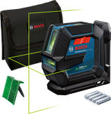 Outil de nivellement laser Bosch GLL 2-15 G avec laser vert.