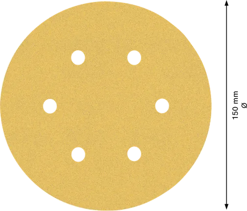 Disque abrasif Bosch EXPERT C470 150mm 6 trous.