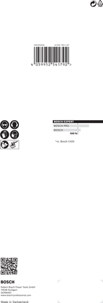 Papier abrasif Bosch EXPERT C470 93 x 230 mm G 60.