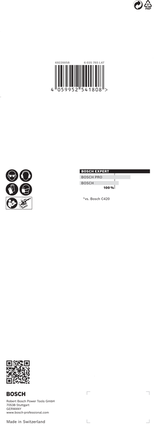 Papier abrasif Bosch Expert C470 93 × 230 mm G 80, paquet de 10.