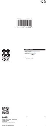 Papier abrasif Bosch EXPERT C470 93 x 230 mm 120 G 10 pièces.