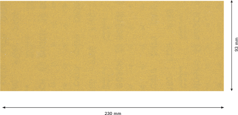 Feuille de papier de verre Bosch EXPERT C470 93x230 mm, grain 180.