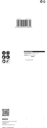 Papier abrasif Bosch EXPERT C470 93 x 230 mm grain 240.