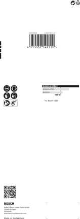 Papier abrasif Bosch EXPERT C470 93 x 230 mm.
