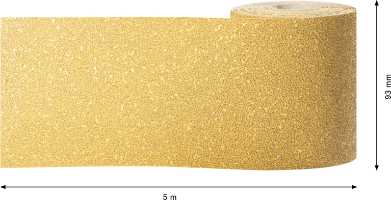Rouleau de papier de verre Bosch EXPERT C470 5 m grain 40.