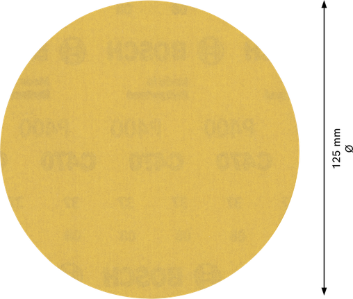 Disque abrasif Bosch EXPERT C470 125 mm grain 400.
