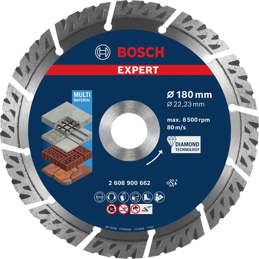 Disque à tronçonner diamanté EXPERT Multi Material