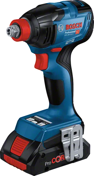 Visseuse à chocs sans fil Bosch GDX 18V-210 C, batterie ProCORE.