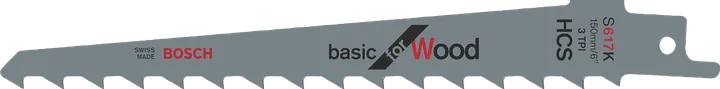 Lame de scie alternative pour la coupe du bois Bosch S617K.