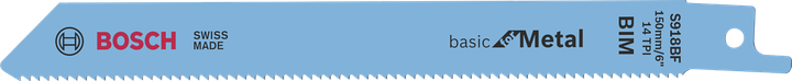 Lame de scie alternative pour la coupe du métal Bosch S918BF.