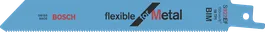 Lame de scie alternative flexible pour métal Bosch S922EF.