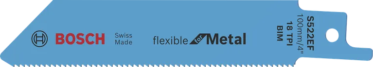 Lame de scie à métaux flexible Bosch S522EF.