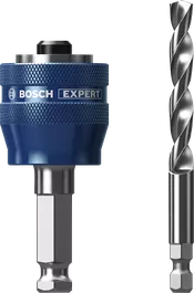Kit Scie trépan BOSCH 2608900450 Carbure Endurance Multimatériaux 68mm + PC  Plus + foret HSS-G