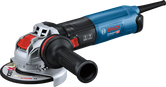 Meuleuse d'angle Bosch GWX 17-125 S avec système X-LOCK.