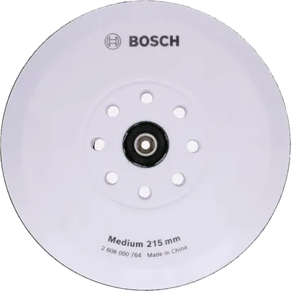 Plateau de support Bosch moyen 215 mm avec 8 trous.