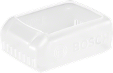 Protecteur de batterie Bosch transparent 6Ah couvercle transparent.