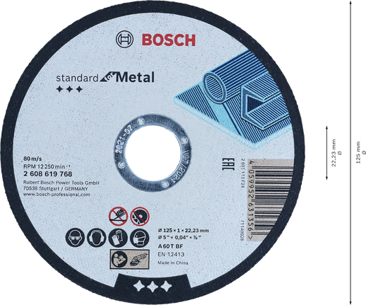 Bosch Disque à meuler Ø125 mm (2608600219) au meilleur prix sur