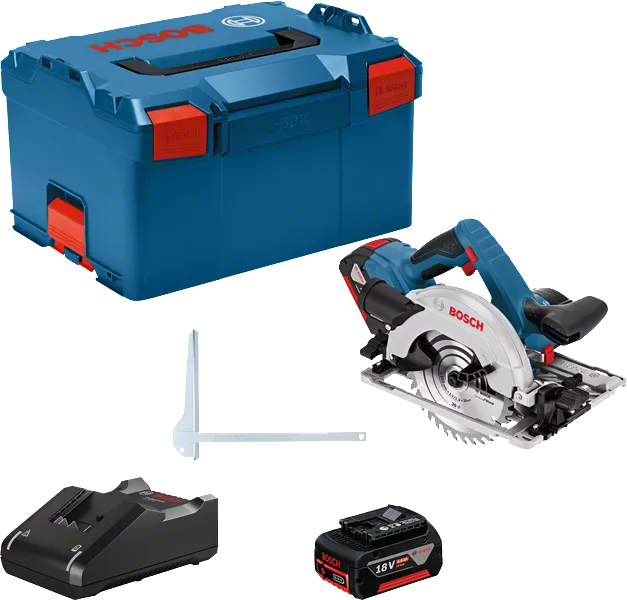 Scie circulaire 18 V GKS 18V-57-2 (sans batterie ni chargeur) en coffret  L-BOXX BOSCH 06016C1201 - BOSCH - 06016C1201