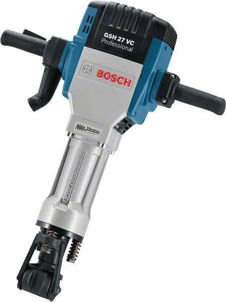 Marteau de démolition Bosch GSH 27 VC avec contrôle des vibrations.