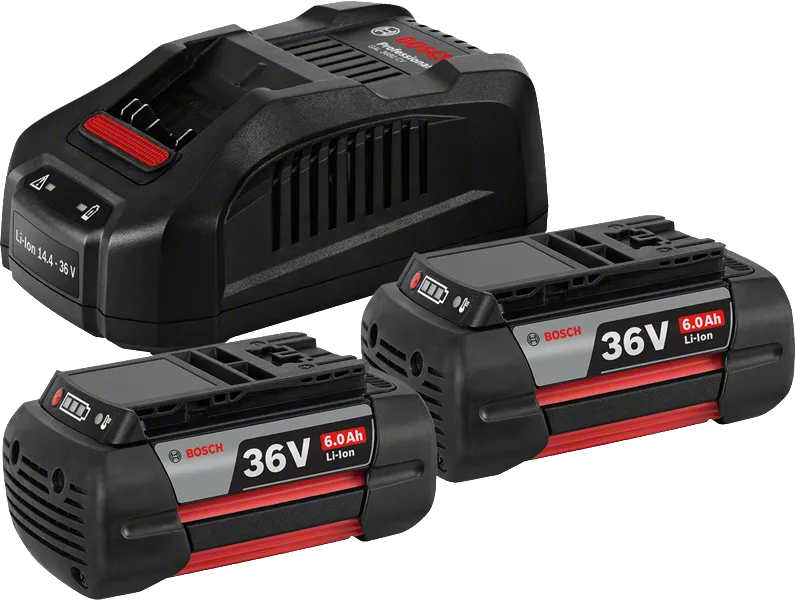 Ensemble de batterie Bosch 36V 6.0Ah avec chargeur.