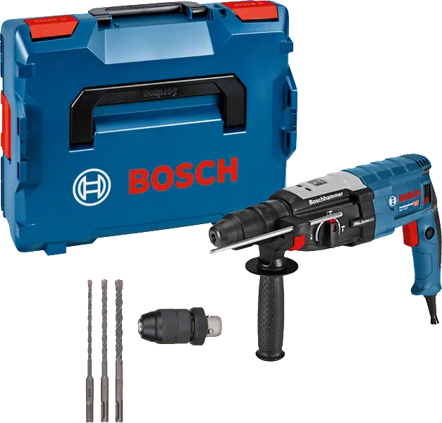 Coffret de perceuse à percussion Bosch GBH 2-28 F avec coffret.