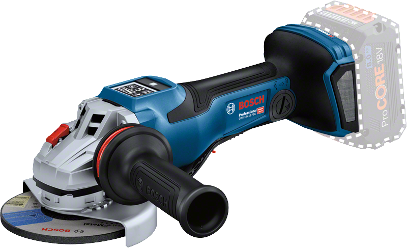 Meuleuse d'angle sans fil Bosch GWS 18V-15 PSC.