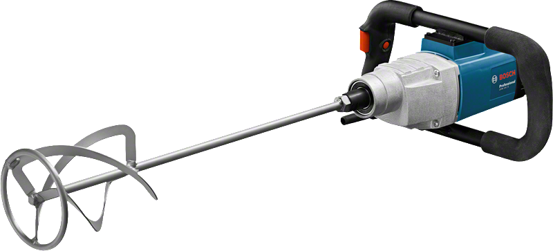 Mélangeur Bosch GRW 18-2 E pour mélanger le mortier ou la peinture.
